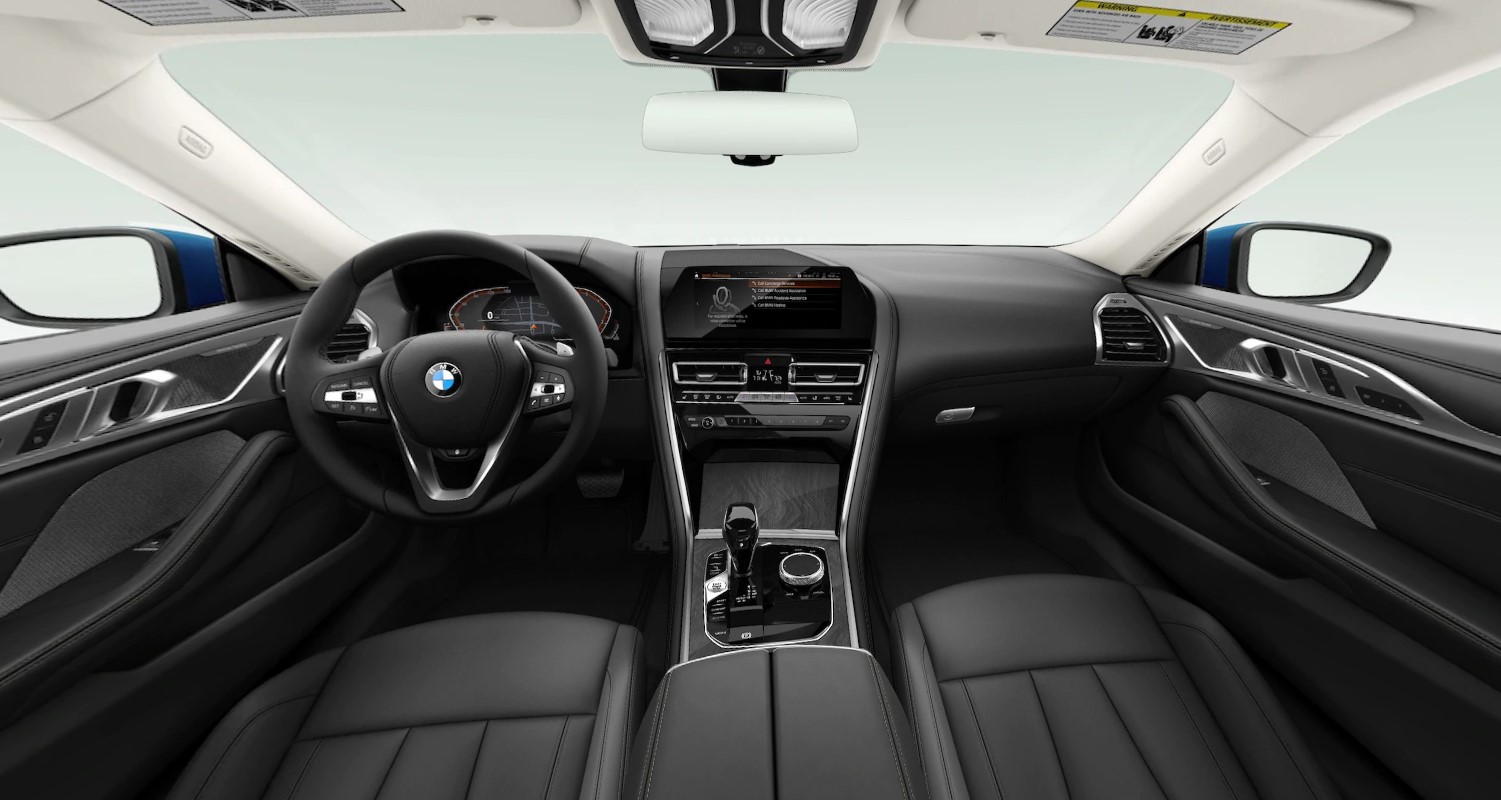 2020 BMW 8 Series 840i Front Interior Detail Picture 2020 BMW 8 Series 840i Front Interior Detail Picture